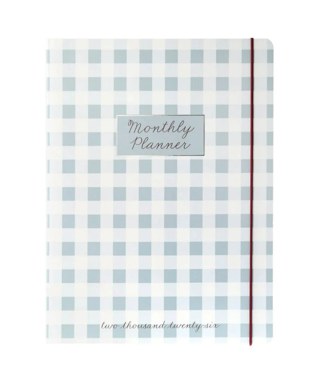 Agenda 2026 18M Semanal A4 - Gingham