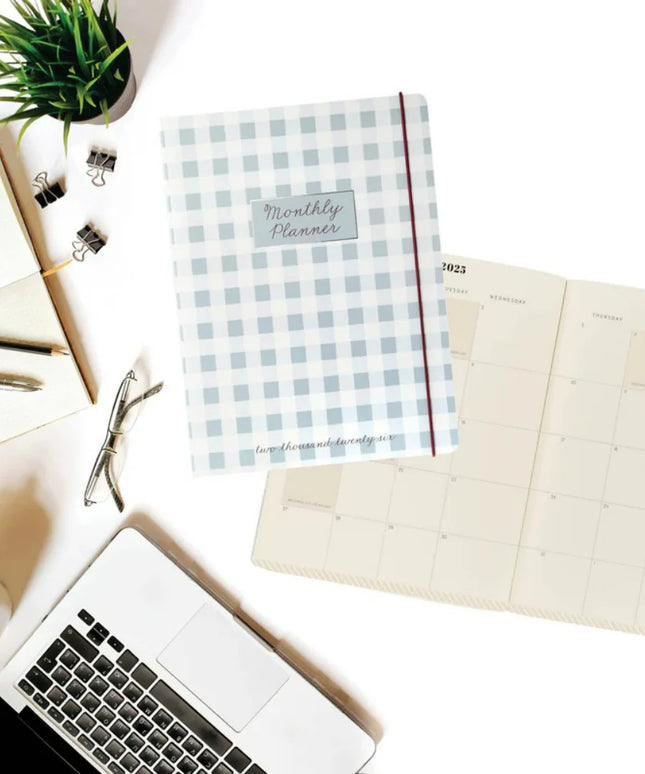 Agenda 2026 18M Semanal A4 - Gingham