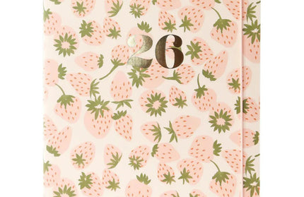 Agenda 2026 18M Semanal A4 - Strawberries