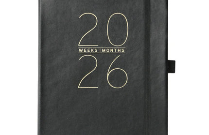 Agenda 2026 18M Semanal A5 Apollo - Negro