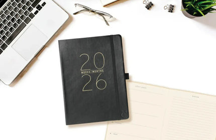 Agenda 2026 18M Semanal A5 Apollo - Negro