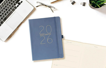 Agenda 2026 18M Semanal A5 Apollo - Azul