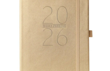 Agenda 2026 18M Semanal A5 Apollo - Dorado