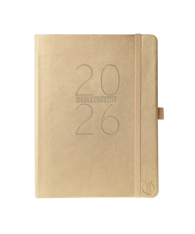 Agenda 2026 18M Semanal A5 Apollo - Dorado