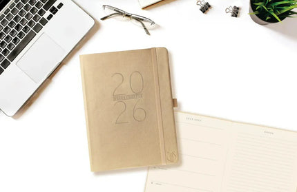 Agenda 2026 18M Semanal A5 Apollo - Dorado