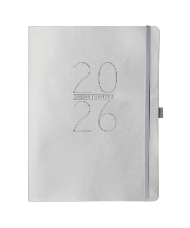 Agenda 2026 18M Semanal A4 Apollo - Plateado