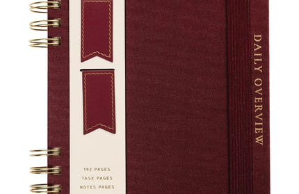 Cuaderno Composición Marcadores Magnéticos - Rojo Ciruela