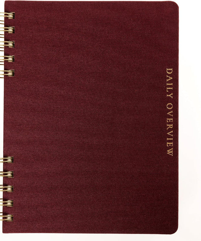 Cuaderno Composición Marcadores Magnéticos - Rojo Ciruela