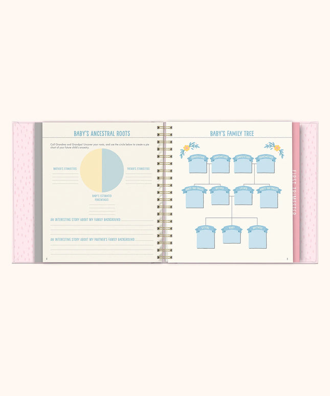 Diario de Embarazo Rosa -Bump For Joy!