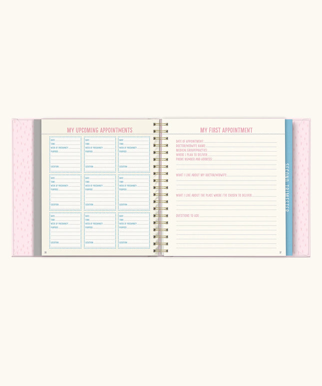 Diario de Embarazo Rosa -Bump For Joy!