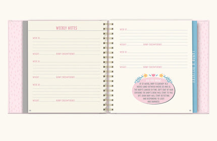 Diario de Embarazo Rosa -Bump For Joy!