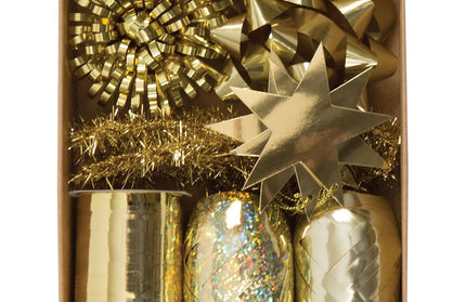 Cintas Regalo Navidad Doradas