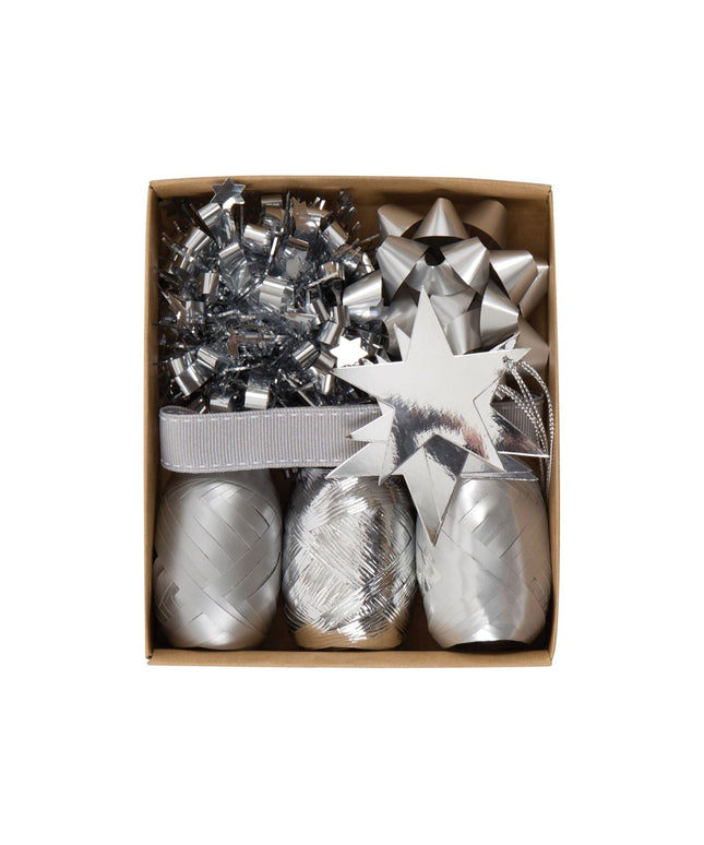 Cintas Regalo Navidad Plata