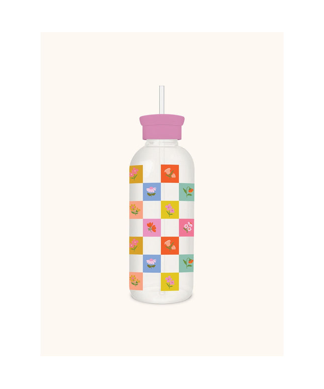 Botella Checkerboard Blooms