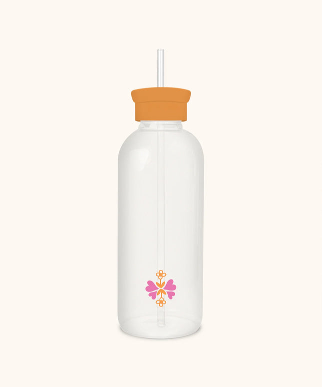 Botella de Vidrio con Bombilla - Lucky Card