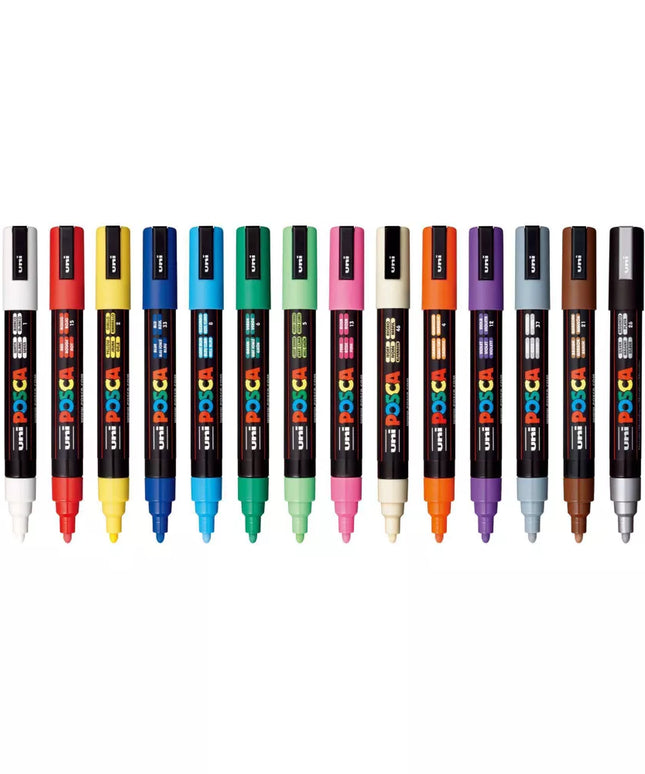 UNI PC-5M POSCA  BASICO X 16 (X 8)