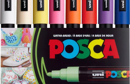 UNI PC-5M POSCA  BASICO X 16 (X 8)