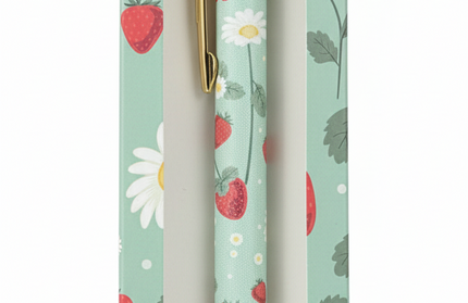 Bolígrafo Tinta Azul - Frutillas