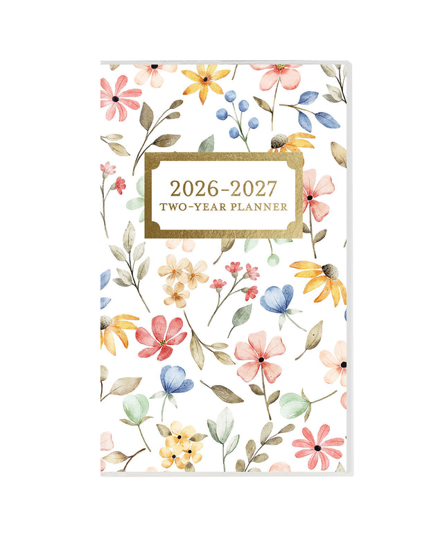 Agenda 2026 Bolsillo Mensual 24M - Happy Floral