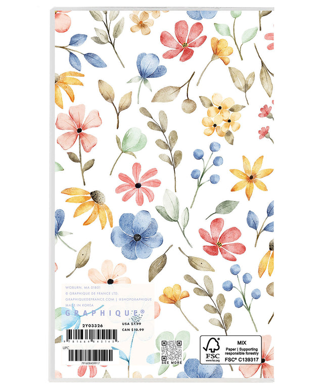 Agenda 2026 Bolsillo Mensual 24M - Happy Floral