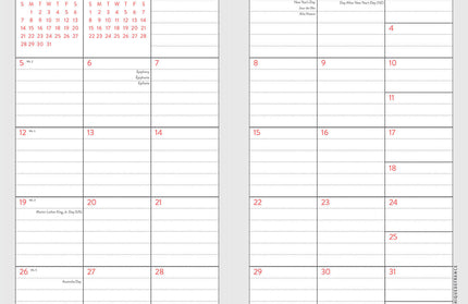 Agenda 2026 Bolsillo Mensual 24M - Elegant Pattern