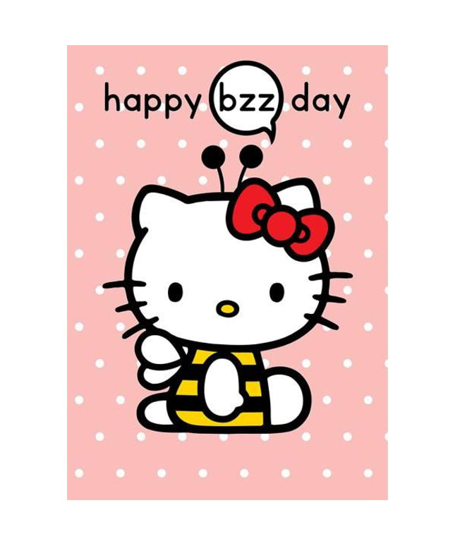 Tarjeta con Sobre Hapyy Bzz Day Hello Kitty