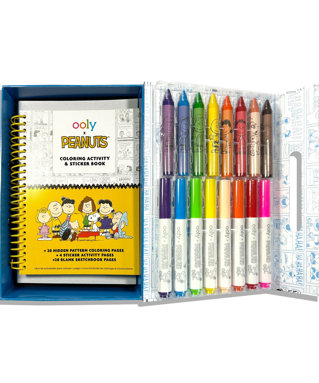 Set de actividades y stickers - Snoopy