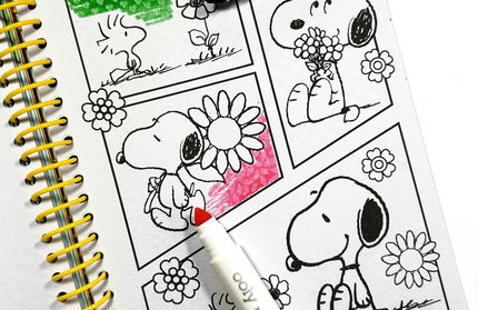 Set de actividades y stickers - Snoopy