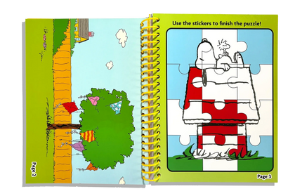 Set de actividades y stickers - Snoopy
