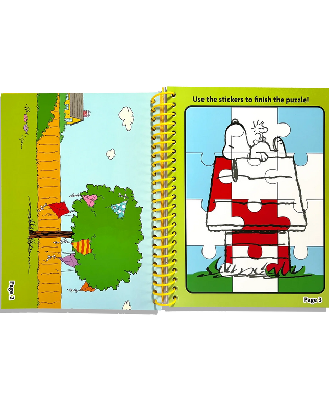 Set de actividades y stickers - Snoopy
