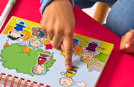 Set de actividades y stickers - Snoopy