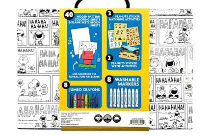 Set de actividades y stickers - Snoopy