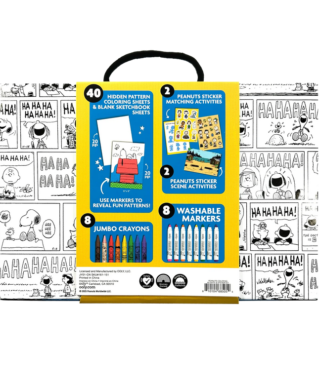 Set de actividades y stickers - Snoopy