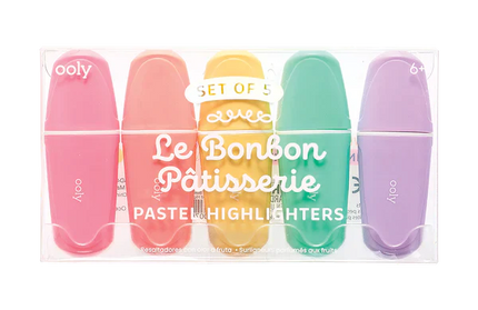Set 5 Destacadores Pasteles Le Bon Bon