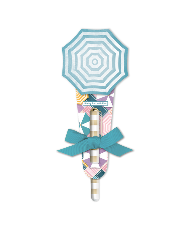 Notas Adhesivas y Bolígrafo Playa