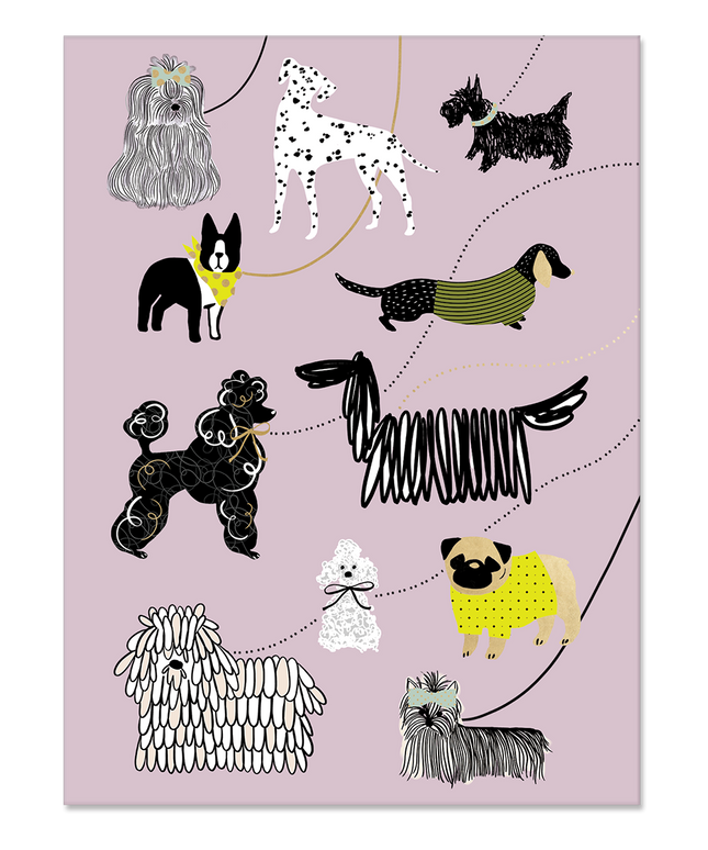 Caja 12 Tarjetas y Sobres Perros