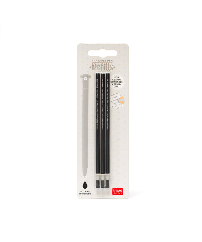 Repuesto Tinta Negra Bolígrafo Gel Borrable