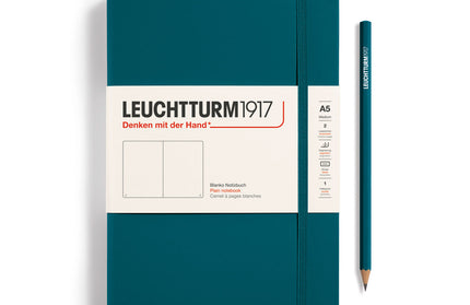 Libreta Mediana Tapa Dura Pacific Green