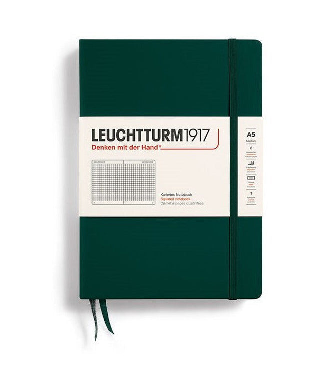 Libreta Mediana Tapa Dura Forest Green