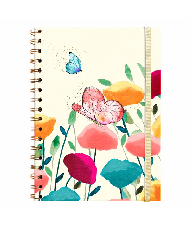 Cuaderno TD Grande - Butterfly Crema