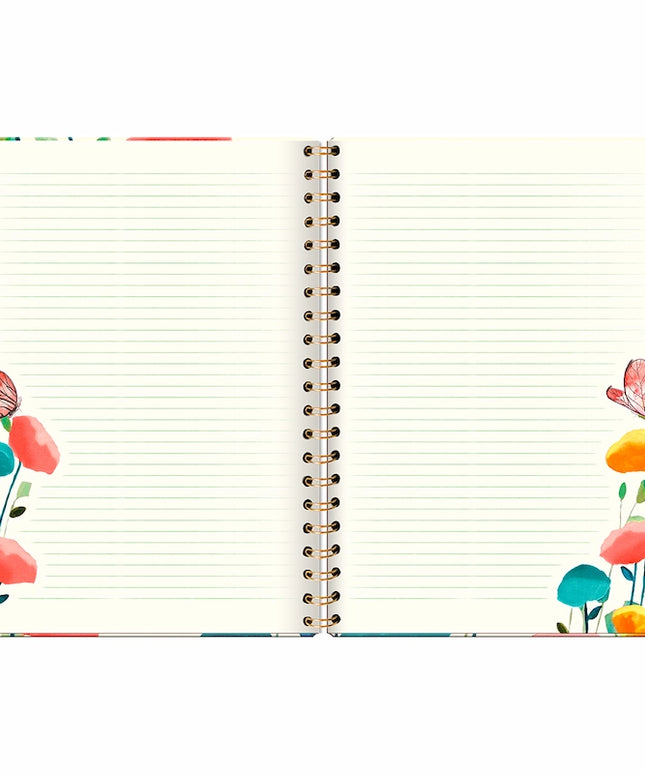 Cuaderno TD Grande - Butterfly Crema