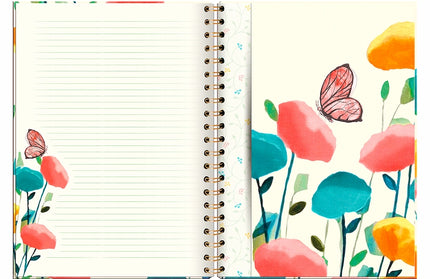 Cuaderno TD Grande - Butterfly Crema
