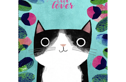 Libreta TB Mediana Planet Cat Turquesa