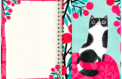 Libreta  XL -Planet Cat