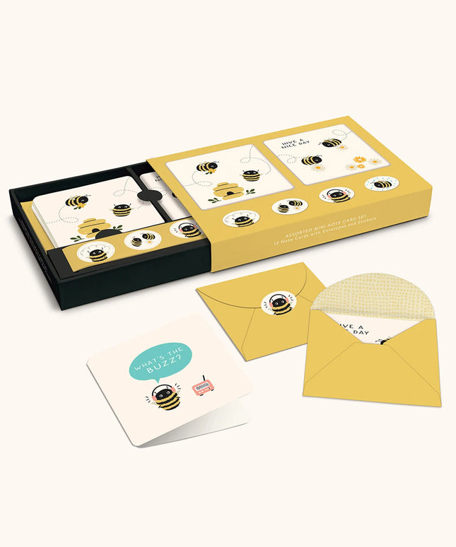 Set mini tarjetas con Stickers - Buzzy Bees