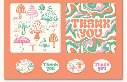 Set 12 Mini Tarjetas con Sobres y Stickers - Wild Realm