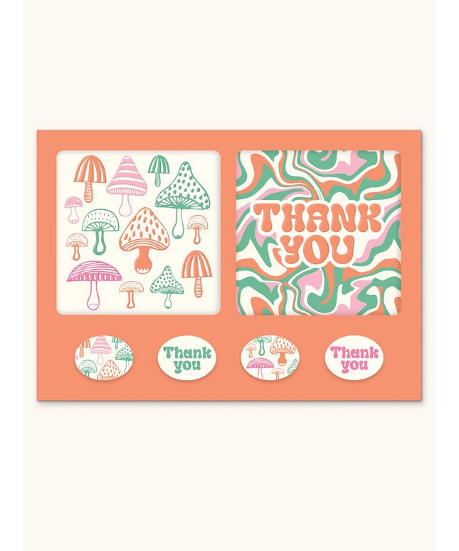 Set 12 Mini Tarjetas con Sobres y Stickers - Wild Realm