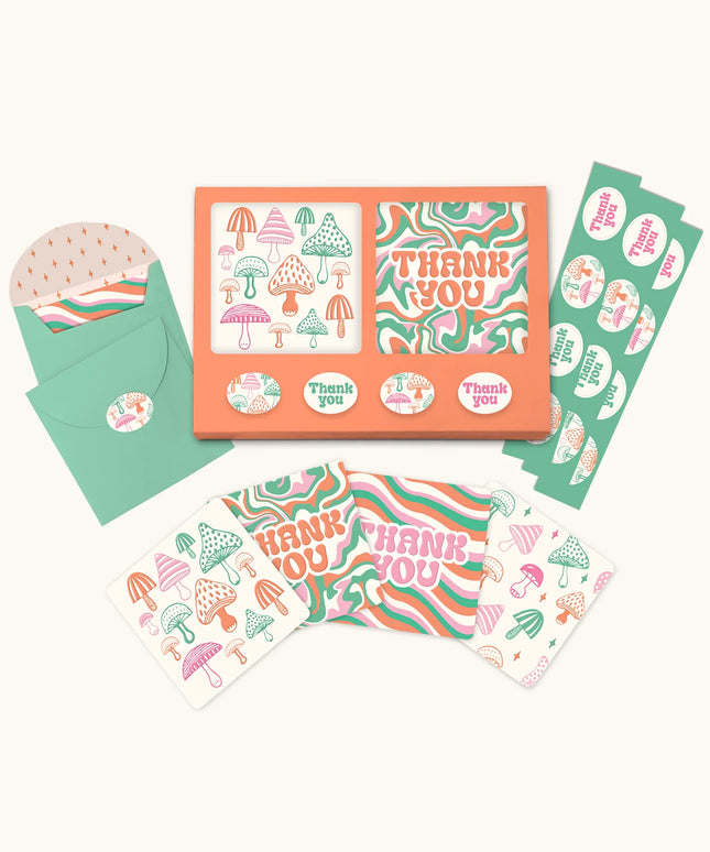 Set 12 Mini Tarjetas con Sobres y Stickers - Wild Realm