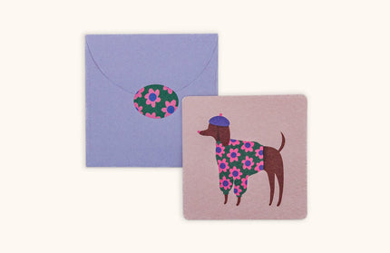 Set 12 Mini Tarjetas con Sobres y Stickers - Bonjour