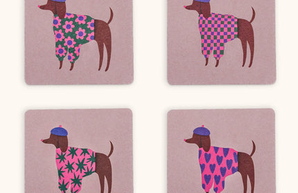 Set 12 Mini Tarjetas con Sobres y Stickers - Bonjour